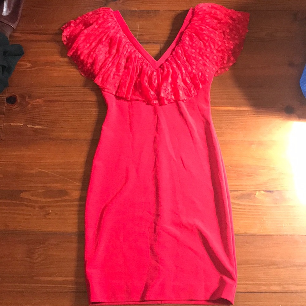 Vintage tootsie dress Red.